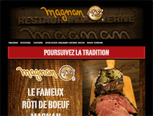 Tablet Screenshot of maisonmagnan.com